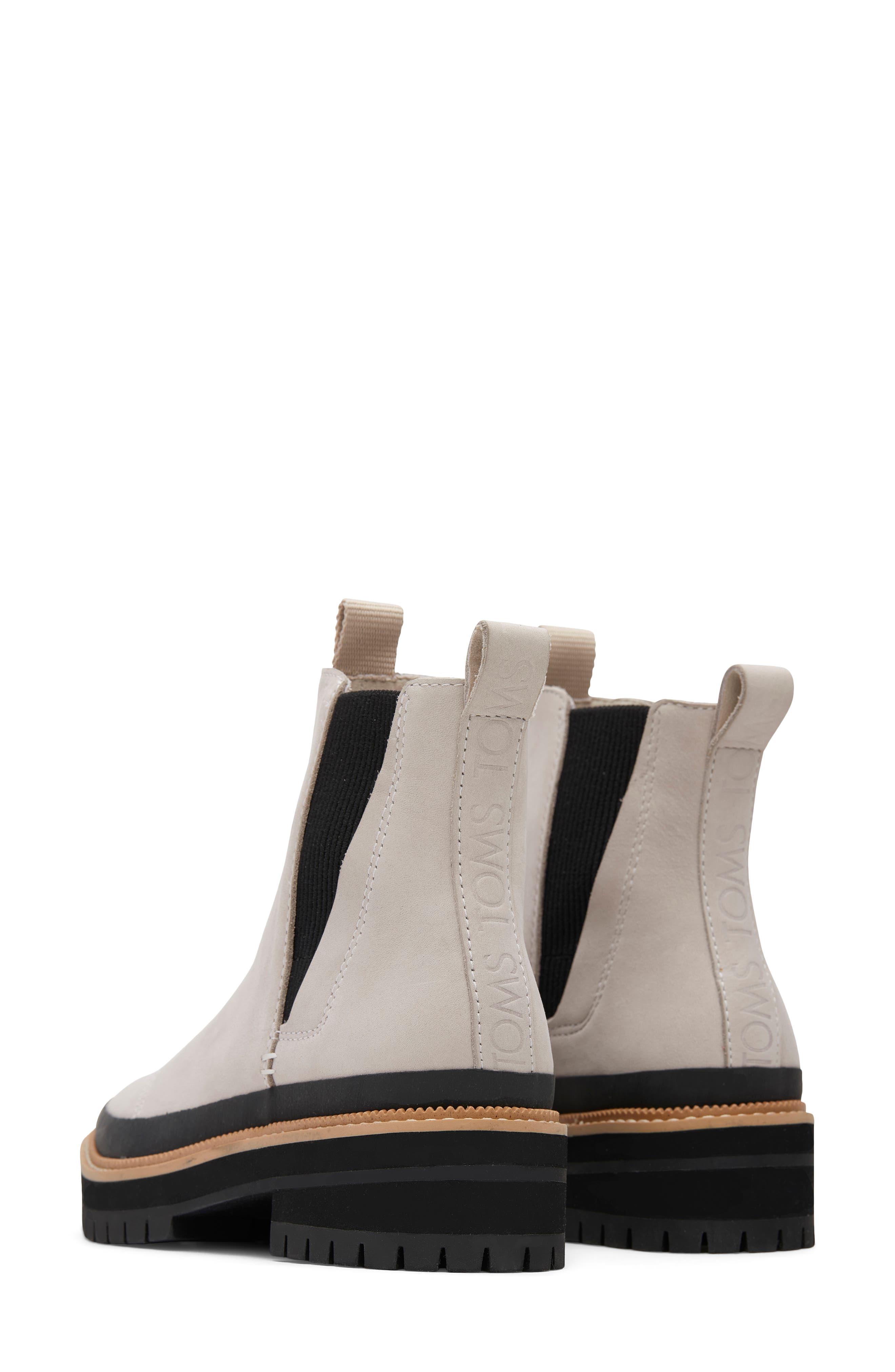 TOMS Dakota Water Resistant Chelsea Boot, Alternate, color, Natural