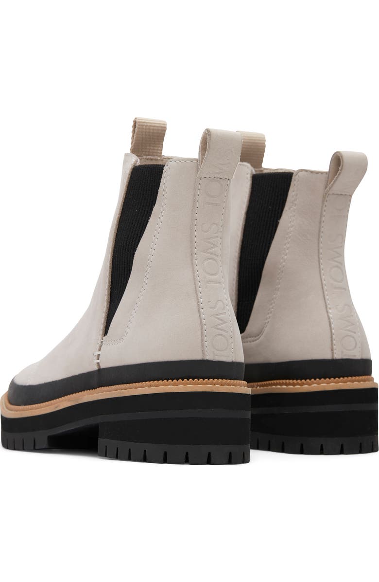 TOMS Dakota Water Resistant Chelsea Boot, Alternate, color, Natural