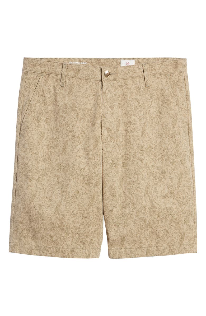AG Griffin Flat Front Shorts, Alternate, color, Kedzie Wild Taupe