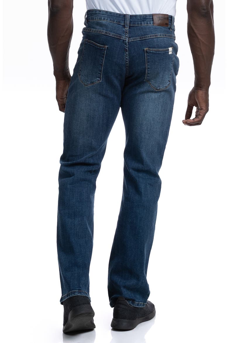 Relaxed Athletic Fit Jeans, Alternate, color, MEDIUM DISTRESSED