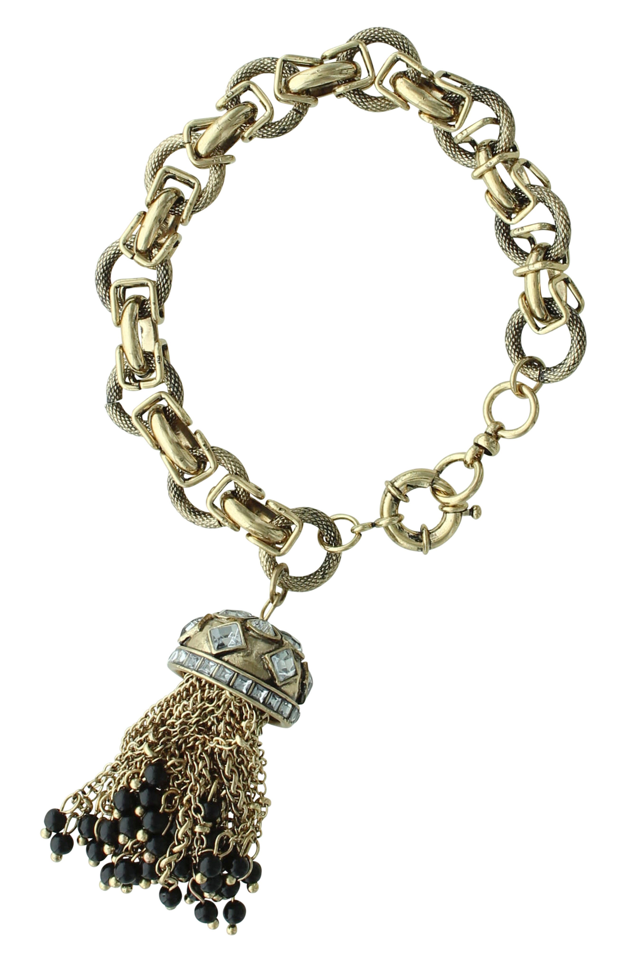 OLIVIA WELLES Cleo Tassel Bracelet