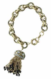 OLIVIA WELLES Cleo Tassel Bracelet