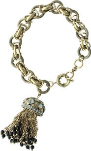 OLIVIA WELLES Cleo Tassel Bracelet