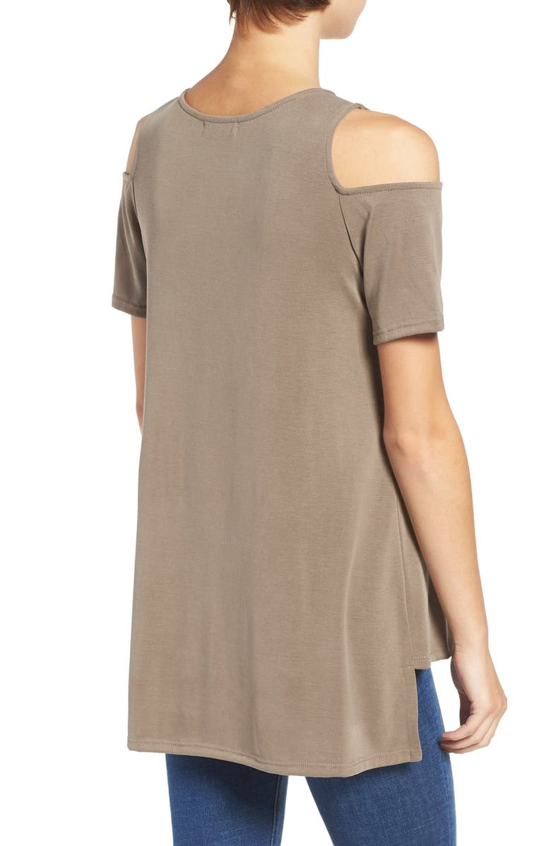 Ten Sixty Sherman Cold Shoulder Tee, Alternate, color,
