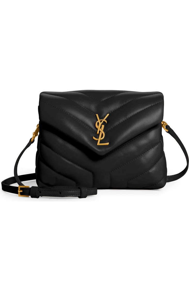 Saint Laurent Toy Loulou Matelassé Leather Crossbody Bag, Main, color,