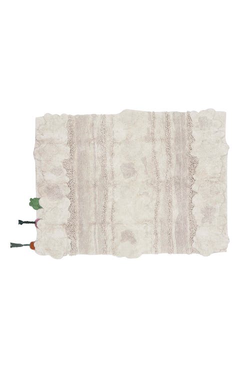 Kids' Washable Cotton Rug & Veggie Set