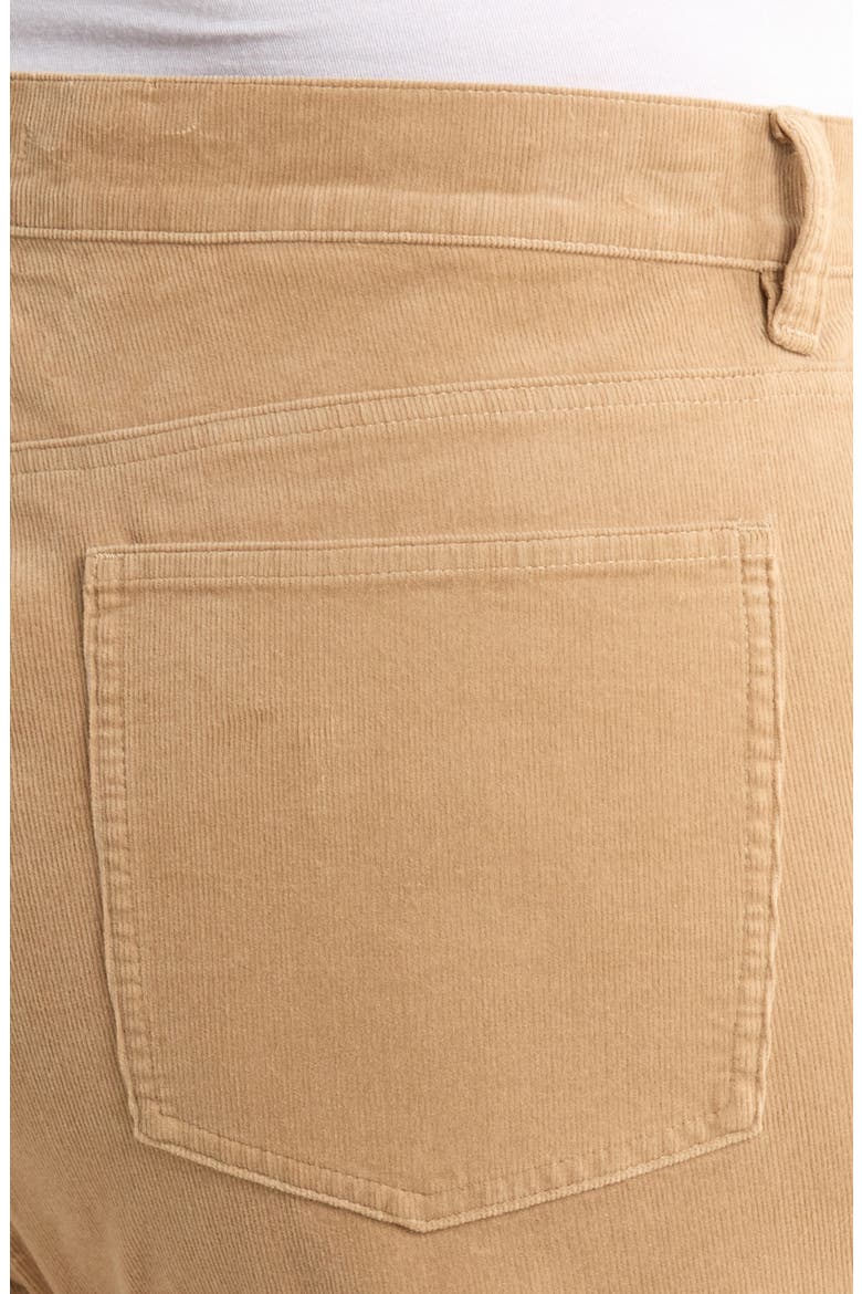 High Waist Ankle Straight Leg Jeans, Alternate, color, BISCUIT