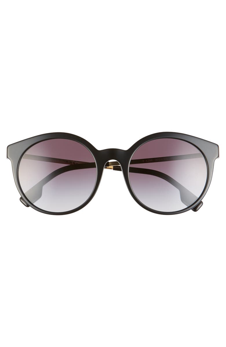Burberry 53mm Round Sunglasses, Alternate, color, 