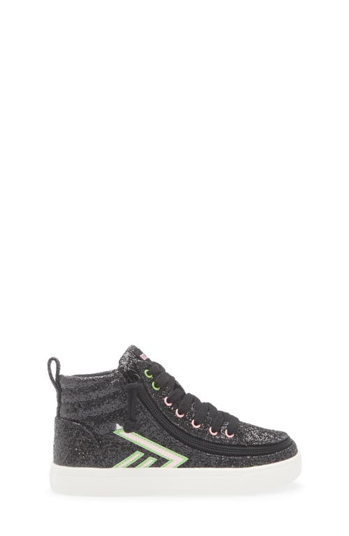 Billy Footwear X Wicked Kids' Glitz High Top Sneaker In Black