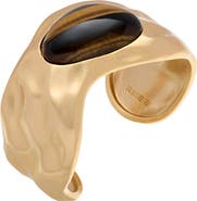 Reiss Tillie Tumbled Stone Cuff Bracelet