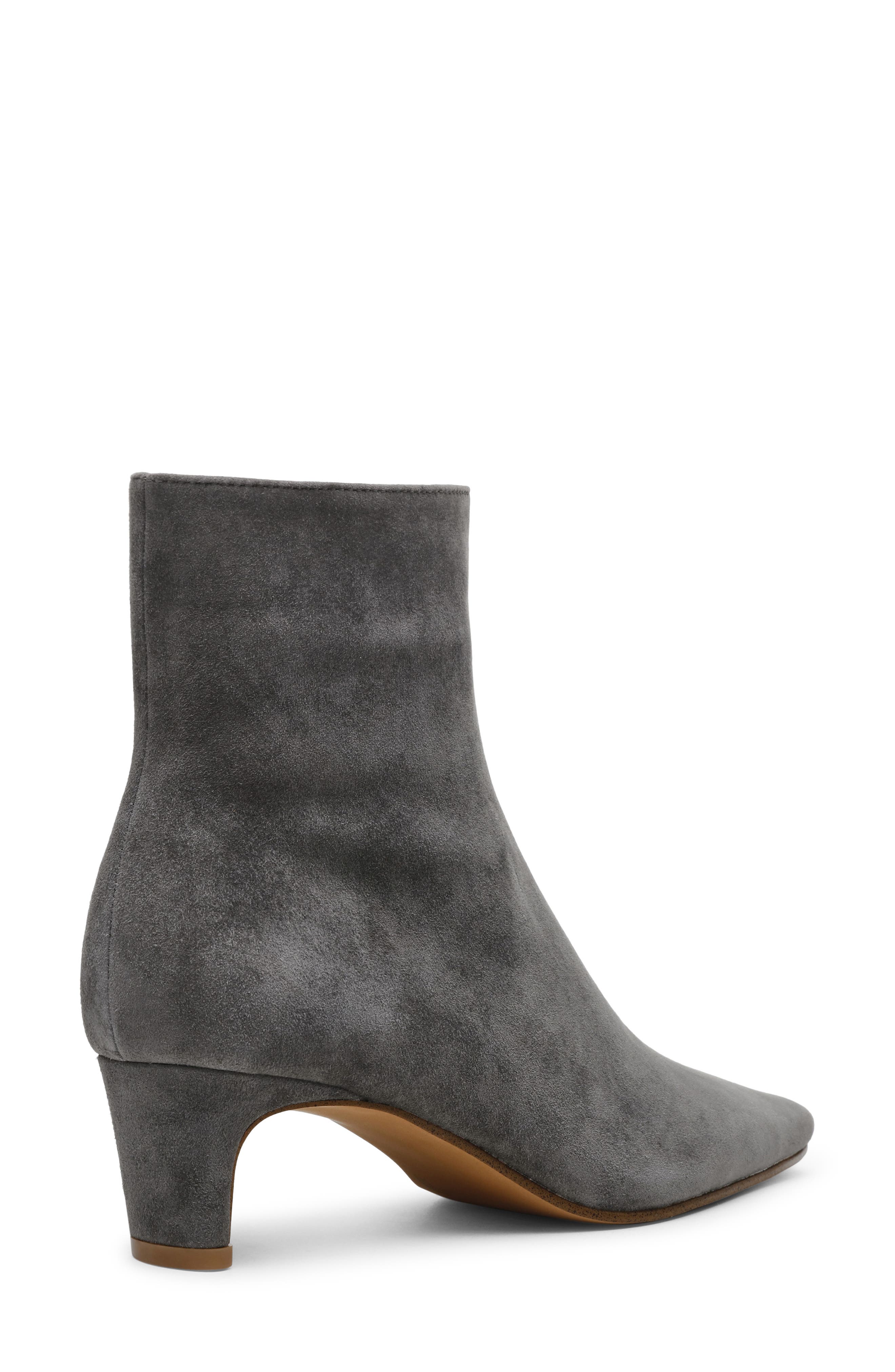 Delvie Bootie, Alternate, color, GREY SUEDE