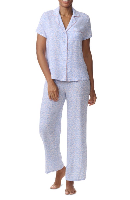 Splendid Print Pajamas In Dotty Daisy