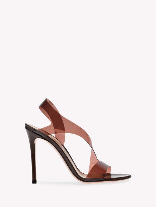 Gianvito Rossi Metropolis 115mm D'orsay Sandals In Brown