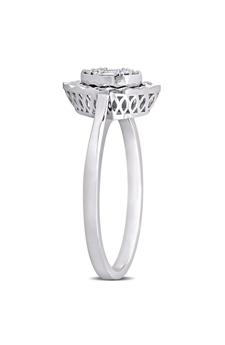 Julianna B. Diamond Marquise-Shape Cluster Ring 14k, Alternate, color, 14K White Gold