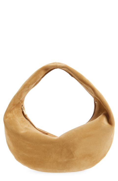 Medium Olivia Suede Hobo Bag