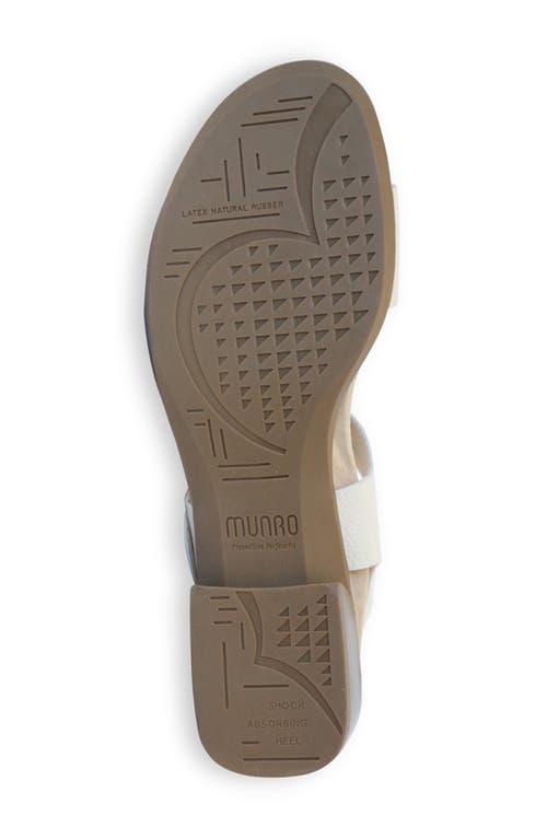 Munro Cleo Sandal In White