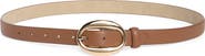BCBG Oval Center Bar Buckle Belt