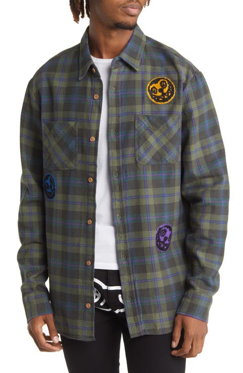 Men's Eric Plaid Button-Up Shirt