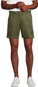 Lands' End Comfort Waist 6" No Iron Chino Shorts