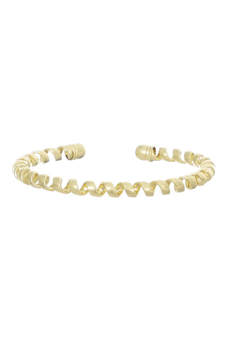 Coil Cuff Bracelet, Main, color, GOLD