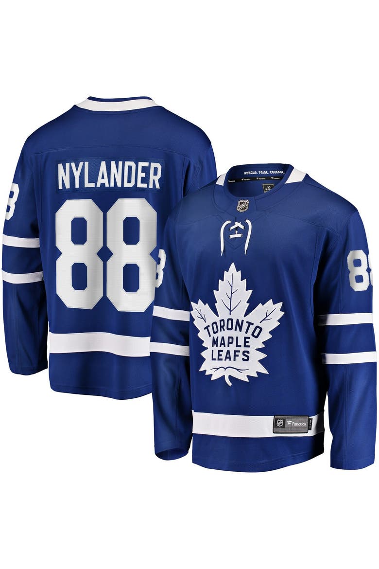 Men's Fanatics William Nylander Blue Toronto Maple Leafs Home Breakaway Player Jersey, Main, color, Blue