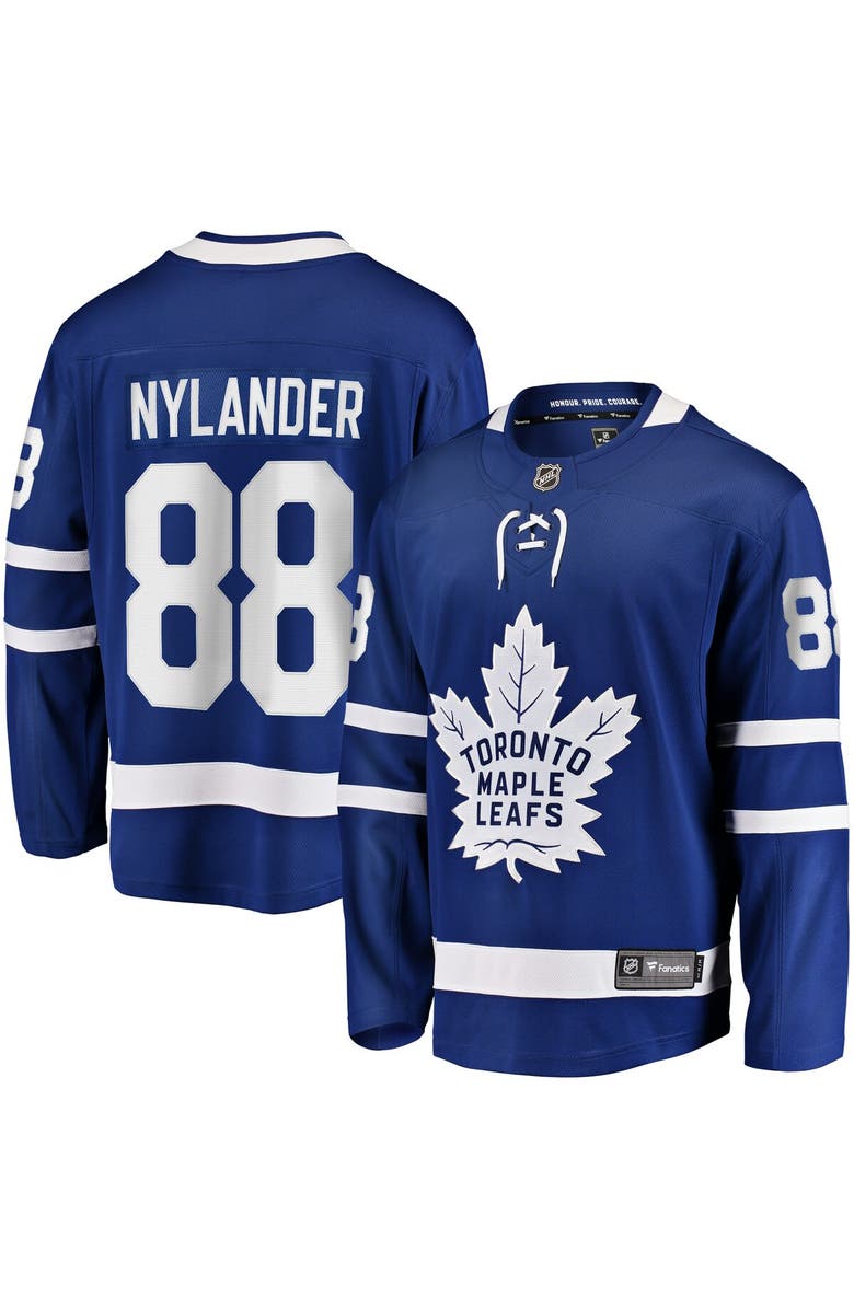 FANATICS Men's Fanatics William Nylander Blue Toronto Maple Leafs Home Breakaway Player Jersey, Main, color, Blue