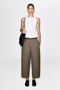 COS Double-faced Barrel-leg Pants