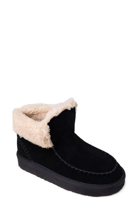 Chandra Faux Shearling Lined Bootie (Women)