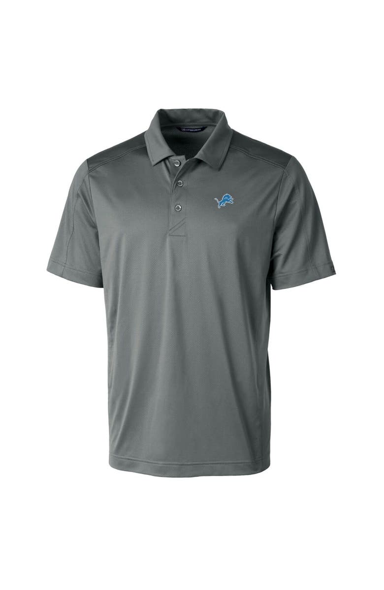 Cutter & Buck Men's Cutter & Buck Steel Detroit Lions Prospect Textured Stretch Polo, Alternate, color, 