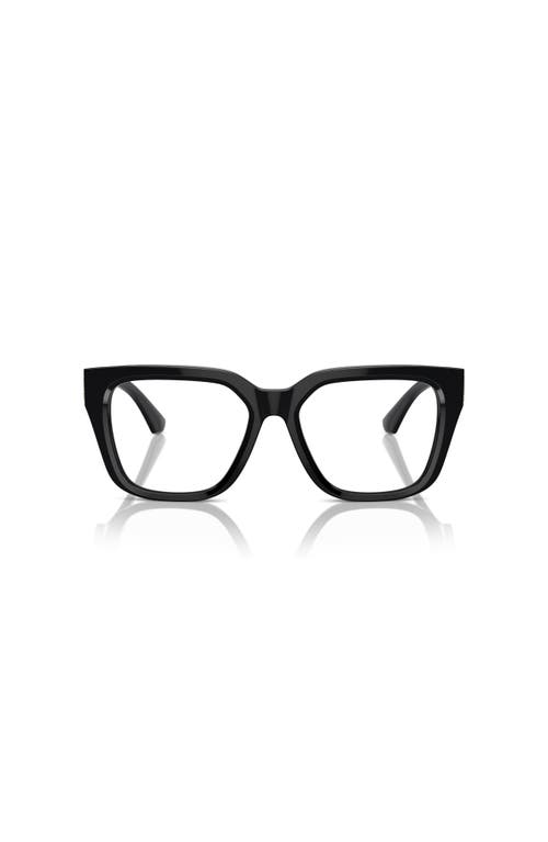Burberry 53mm Square Optical Glasses In Black