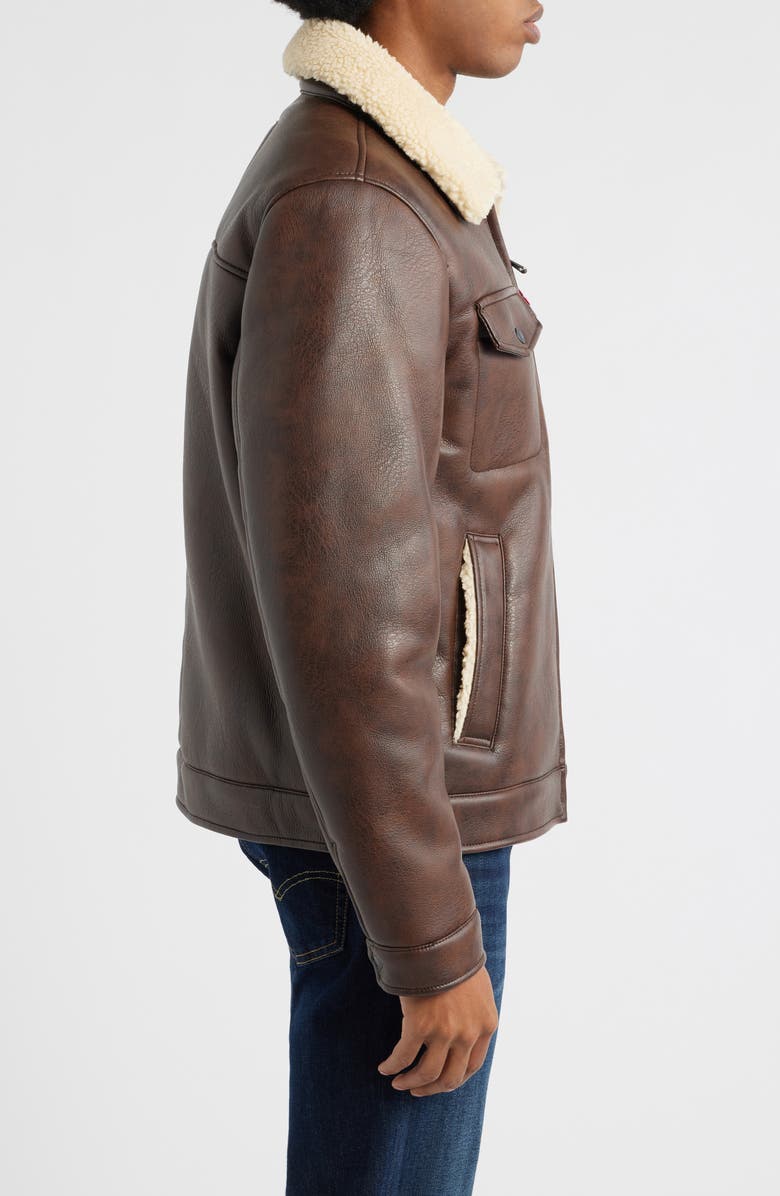 Levi's Faux Shearling Lined Trucker Jacket, Alternate, color,