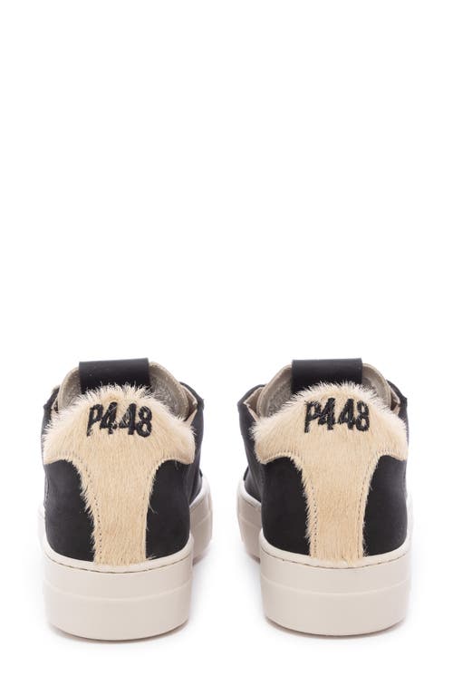 P448 Thea Waterfall Platform Sneaker In Black