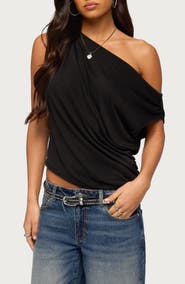 EDIKTED Ofelia One-Shoulder Asymmetric Top