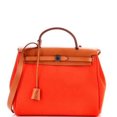 Herbag Zip Leather and Toile 31