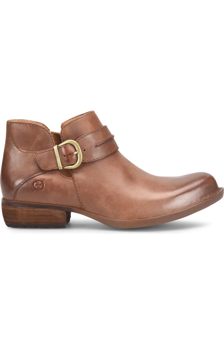 Børn Katie Zip Bootie, Alternate, color, Brown