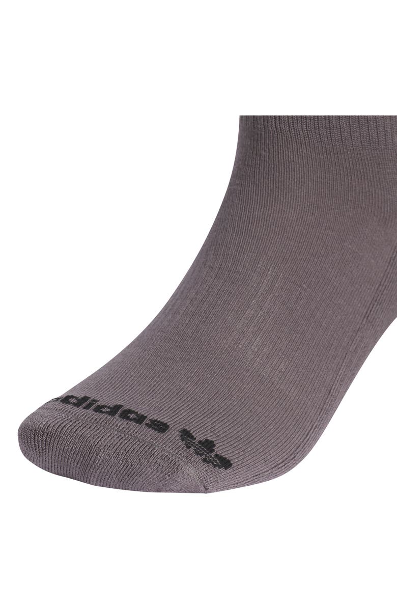 adidas Gender Inclusive Assorted 3-Pack Originals Unfair Crew Socks, Alternate, color, Grey/ Silver Pebble Grey