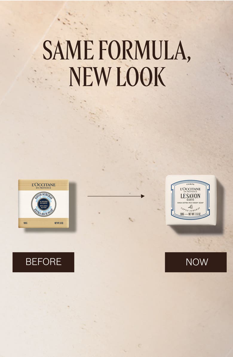 L'Occitane Le Savon Shea Extra Rich Body Soap, Alternate, color, 