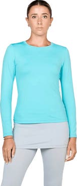 Sofibella UV Colors Womens Long Sleeve Tennis Shirt