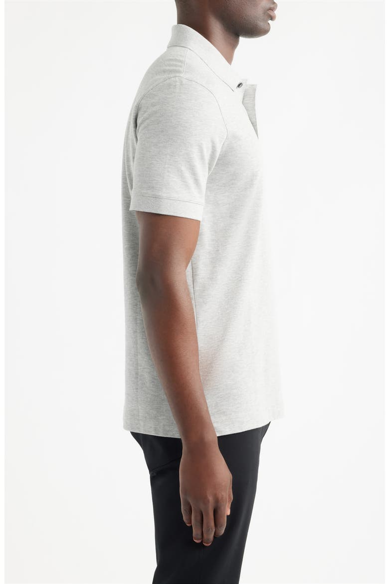 Pallas Cotton Piqué Polo, Alternate, color, OPEN GREY