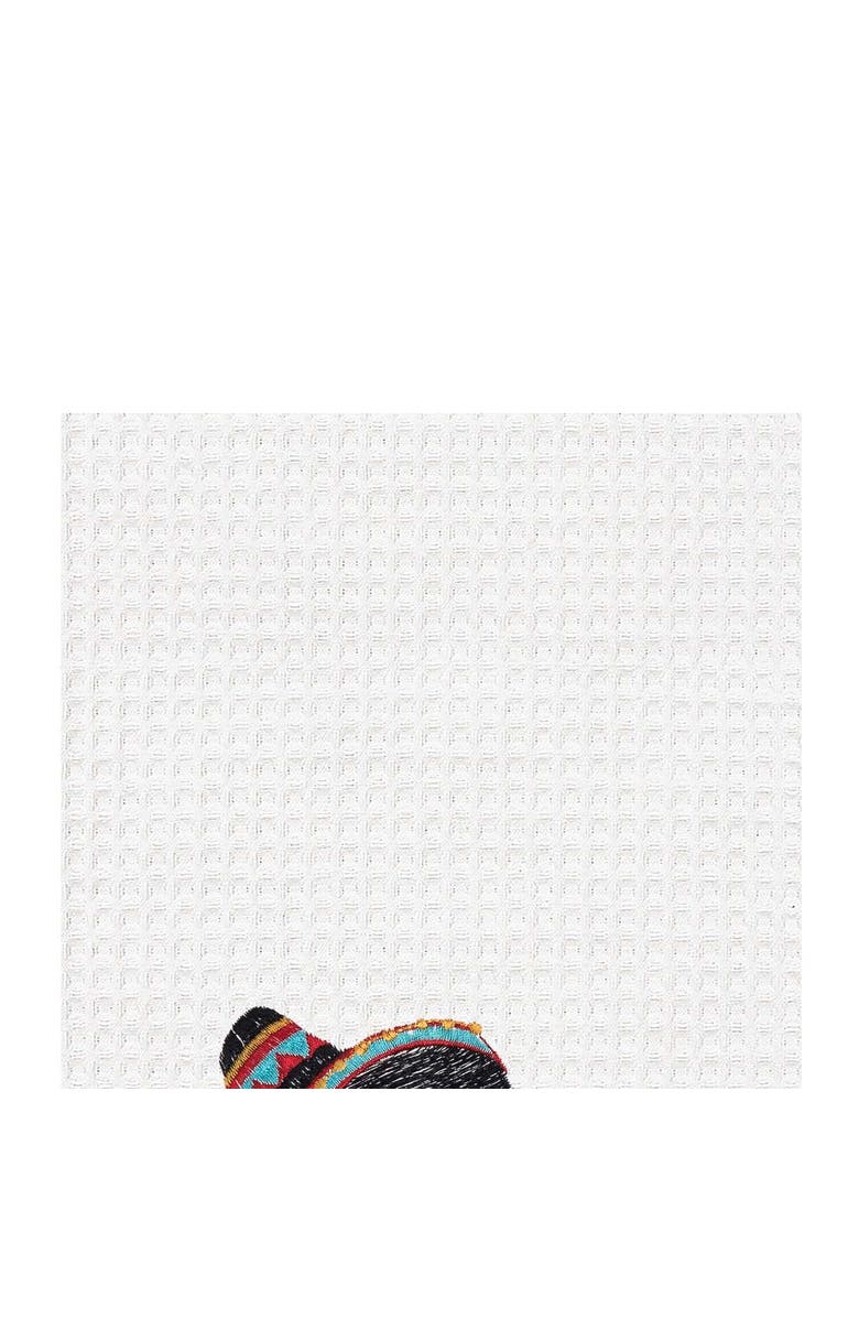 C&F Home Mariachi Guitar Waffle Weave Dishtowel, Alternate, color, Orange