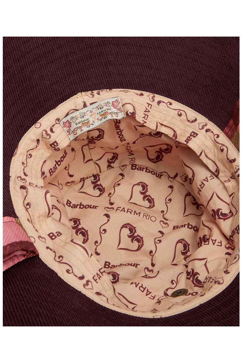 x FARM Rio Luisa Bucket Hat, Alternate, color, PINK TARTAN