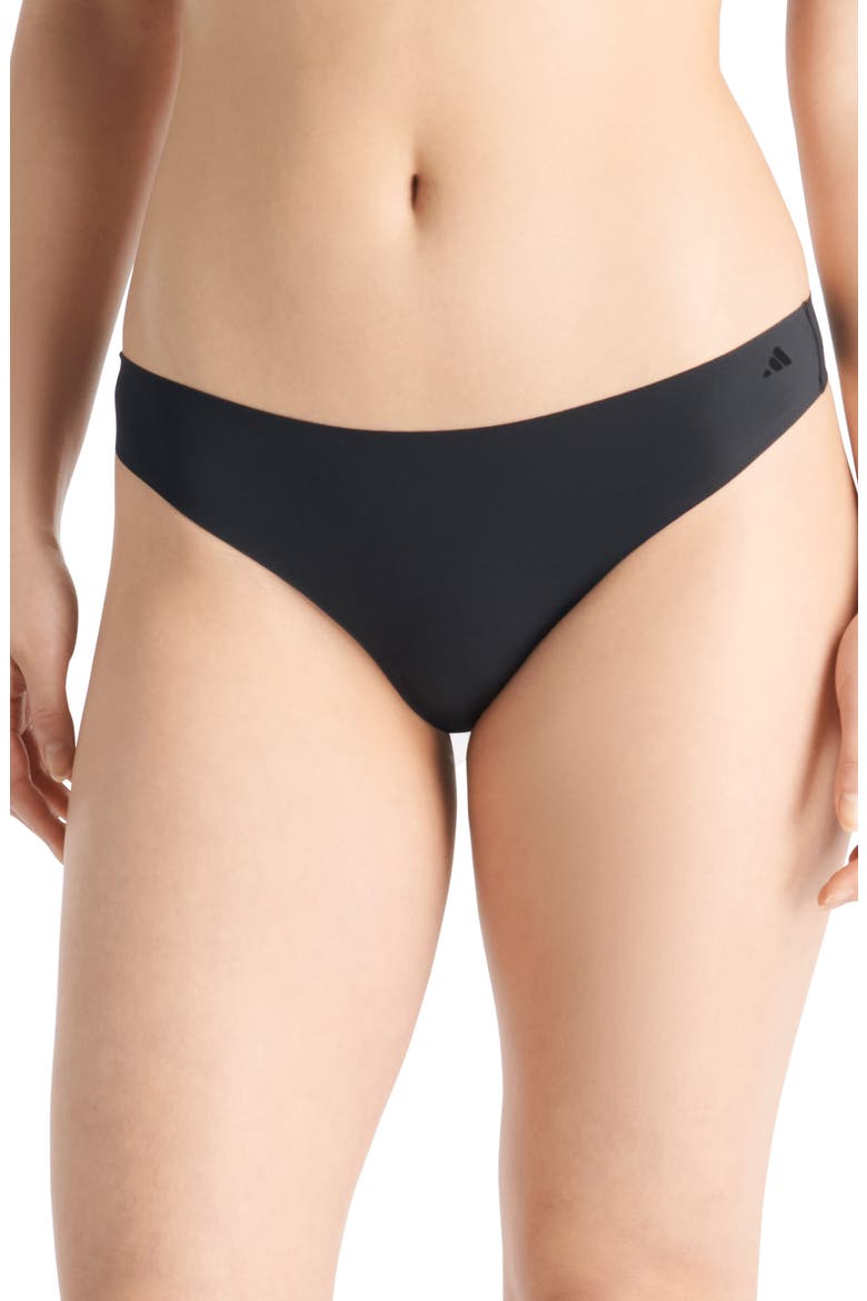 Set of 3 Thongs, Main, color, BLACK