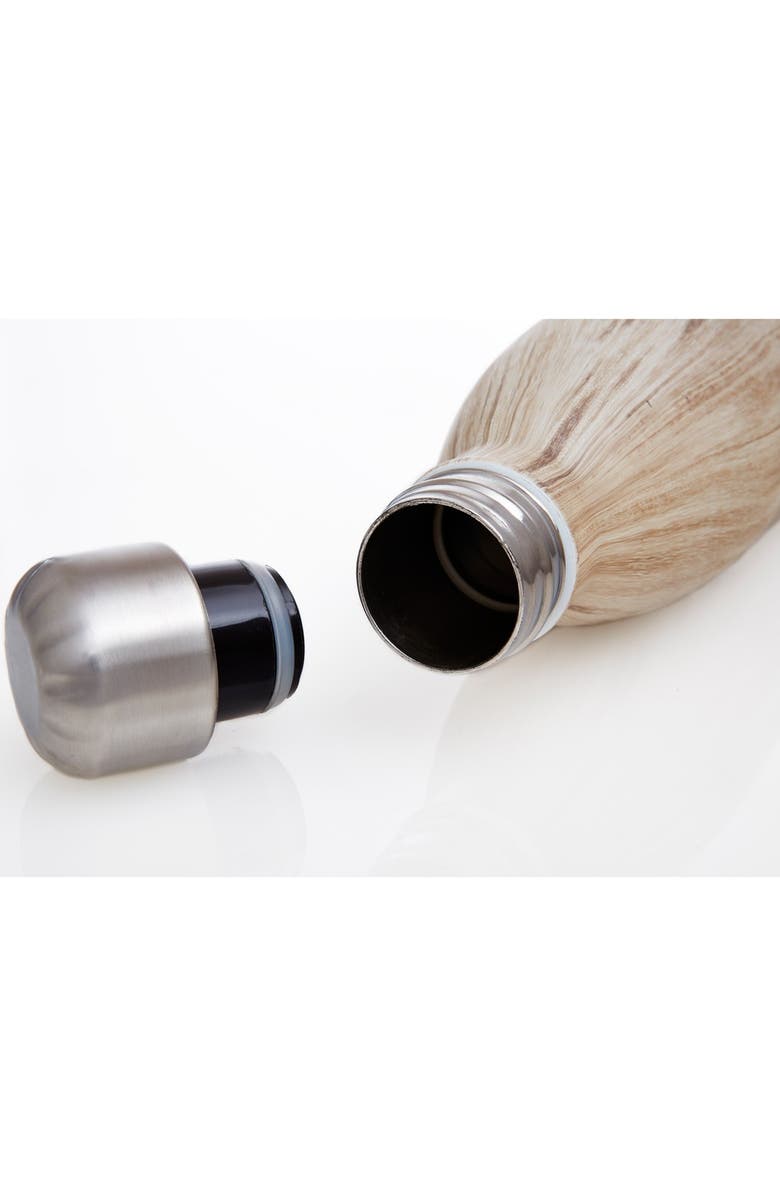 S'well 'Blonde Wood' Stainless Steel Water Bottle, Alternate, color,