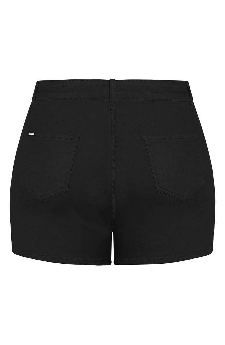 City Chic Breeze Denim Shorts, Alternate, color,