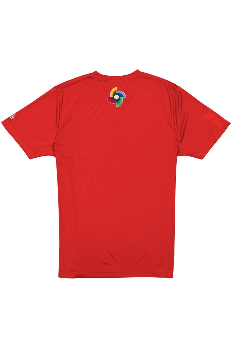 Men's New Era  Red Japan Baseball 2026 World Baseball Classic Country T-Shirt, Alternate, color, Red