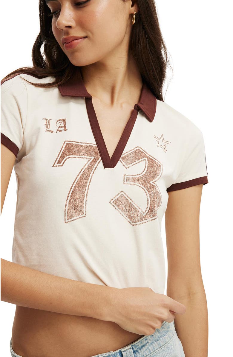 Cotton On Retro Graphic Polo Tee, Alternate, color, 