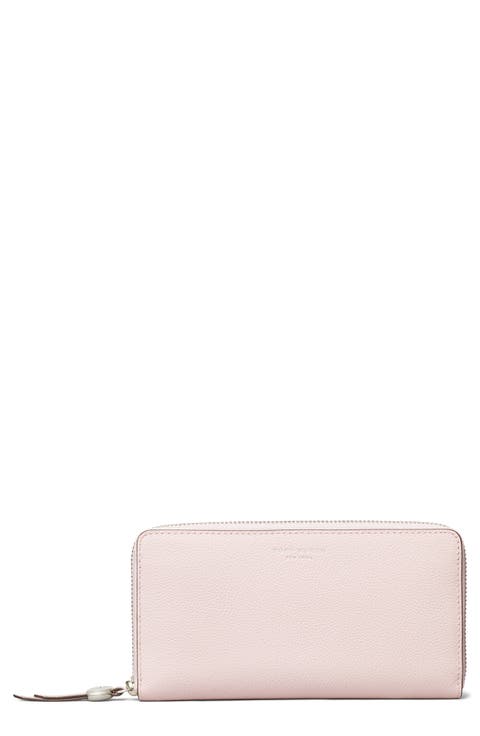 Romy Leather Zip Around Continental Wallet