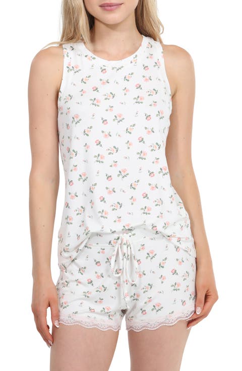 All American Tank Top & Shorts Pajamas Set