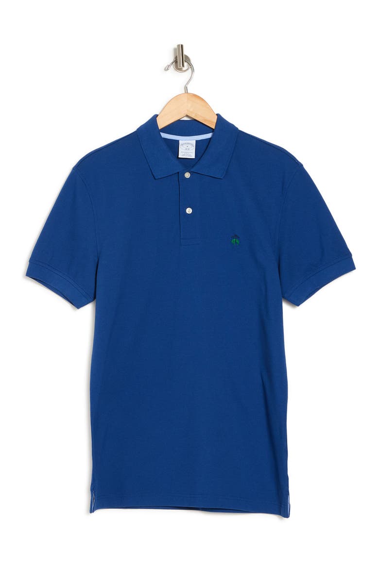 Pique Knit Polo, Alternate, color, NAVY
