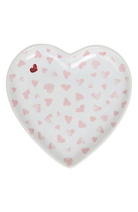 Love You More Ceramic Heart Tray